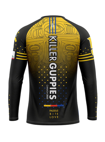 Killer Guppies Canadian | Men's Athletic Jersey Long Sleeve - Oddball Workshop