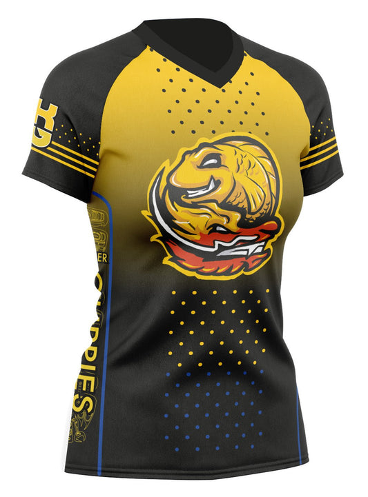 Killer Guppies Canadian | Women's Athletic Jersey Short Sleeve - Oddball Workshop