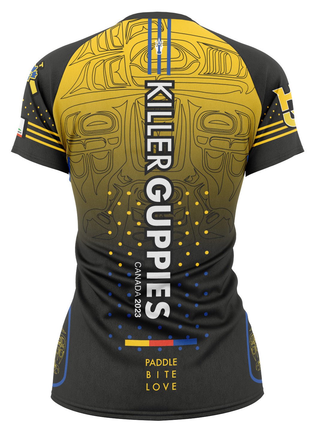 Killer Guppies Canadian | Women's Athletic Jersey Short Sleeve - Oddball Workshop
