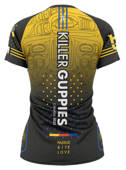 Killer Guppies Canadian | Women's Athletic Jersey Short Sleeve - Oddball Workshop