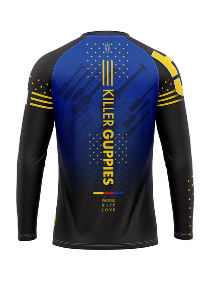 Killer Guppies | Men's Athletic Jersey Long Sleeve - Oddball Workshop