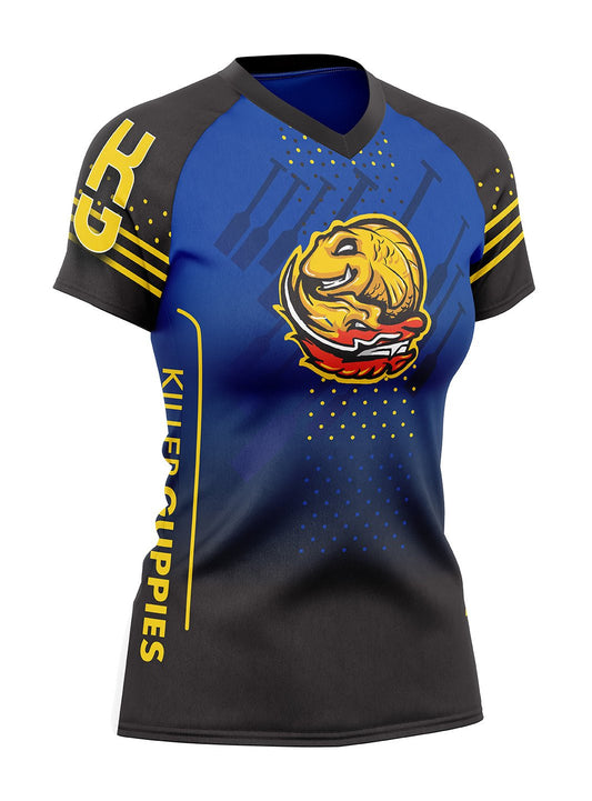 Killer Guppies | Women's Athletic Jersey Short Sleeve - Oddball Workshop