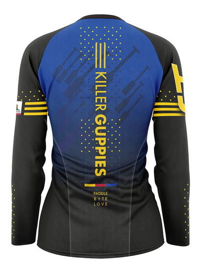 Killer Guppies | Women's Performance Jersey Long Sleeve - Oddball Workshop