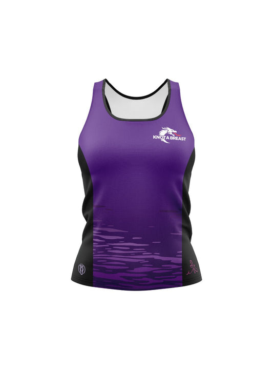 Knot a Breast | Women's Athletic Tank Top - Oddball Workshop