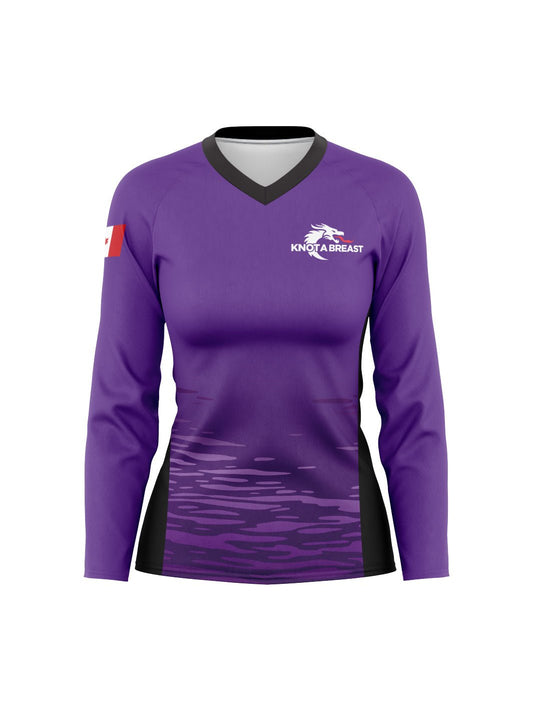 Knot a Breast | Women's Performance Jersey Long Sleeve - Oddball Workshop