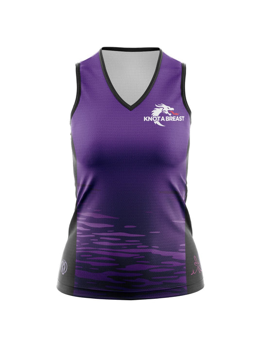 Knot a Breast | Women's Prime Sleeveless Jersey - Oddball Workshop