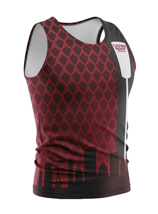 Living Roots Dragon Boat | H2O Men's Athletic Tank Top - Oddball Workshop