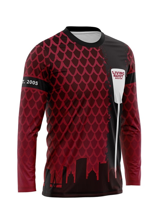 Living Roots Dragon Boat | H2O Men's Team Jersey Long Sleeve - Oddball Workshop