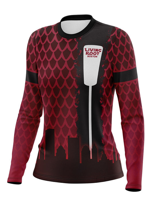 Living Roots Dragon Boat | H2O Women's Team Jersey Long Sleeve - Oddball Workshop