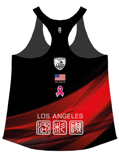 Los Angeles Racing Dragons | H2O Women's Relaxed Tank Top (Black/Red) - Oddball Workshop