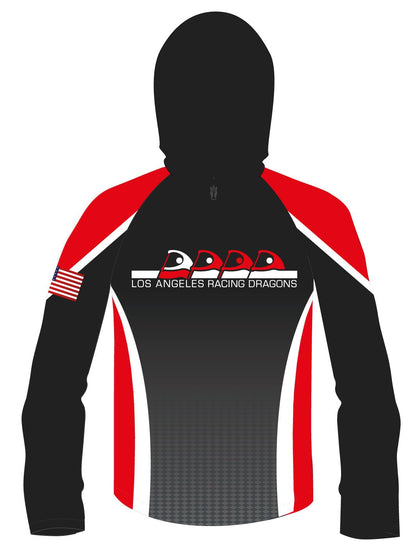 Los Angeles Racing Dragons | Men's Hooded Cascade Light Weight Jacket - Oddball Workshop
