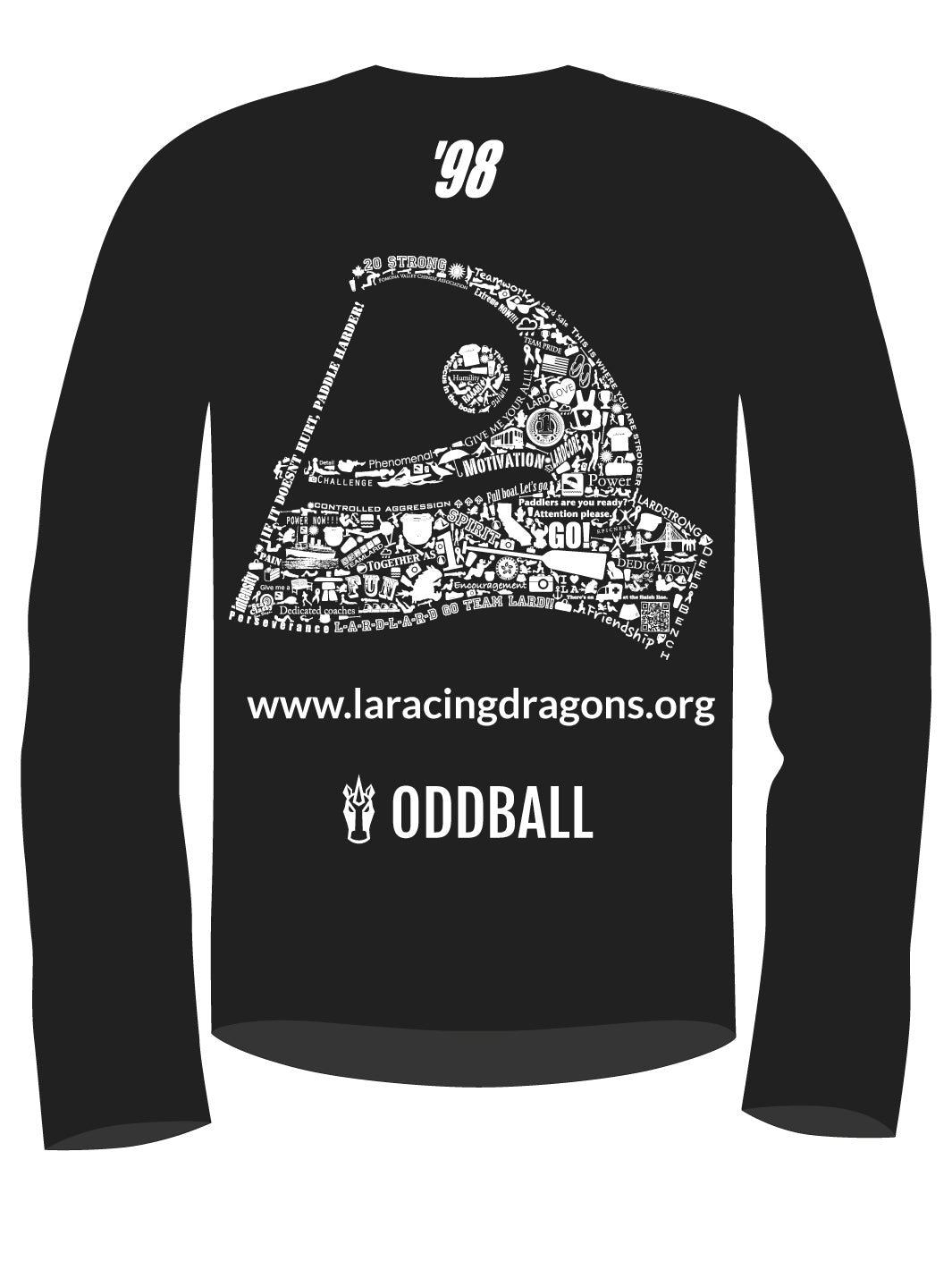 Los Angeles Racing Dragons | Women's Team Jersey Long Sleeve (Practice) - Oddball Workshop