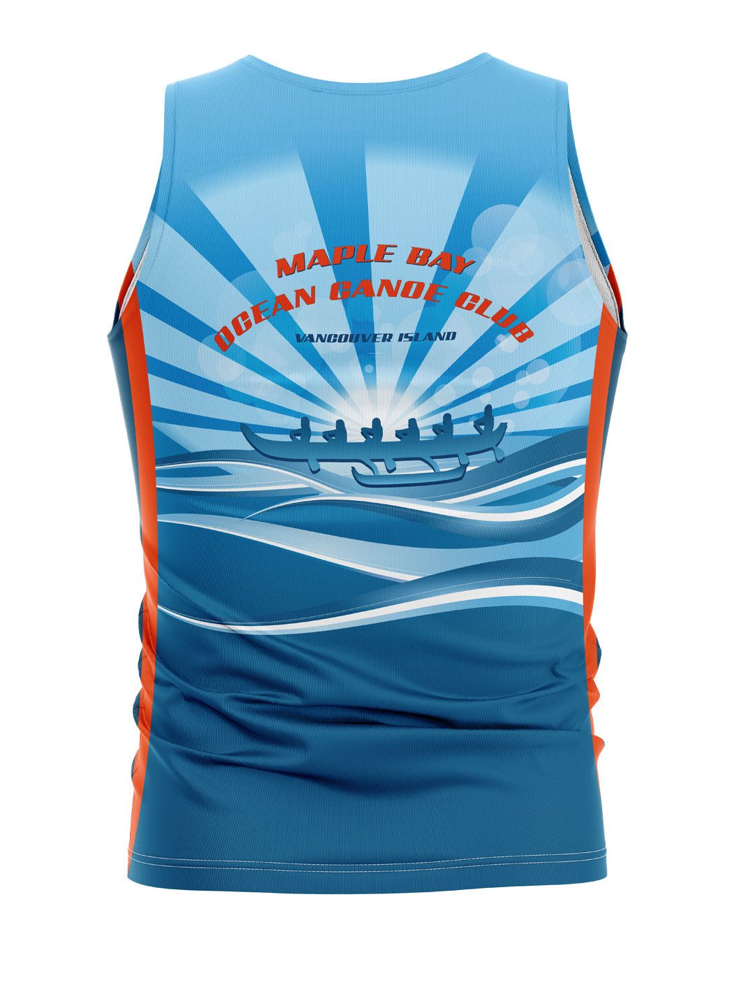 Maple Bay Ocean Canoe Club | Men's Athletic Tank Top - Oddball Workshop