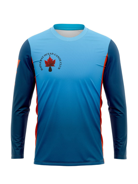 Maple Bay Ocean Canoe Club | Men's Team Jersey Long Sleeve - Oddball Workshop