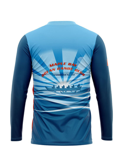 Maple Bay Ocean Canoe Club | Men's Team Jersey Long Sleeve - Oddball Workshop