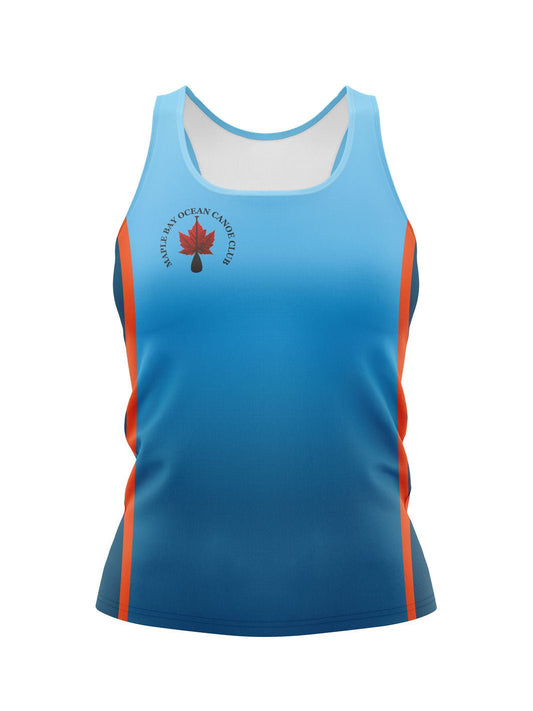 Maple Bay Ocean Canoe Club | Women's Athletic Tank Top - Oddball Workshop