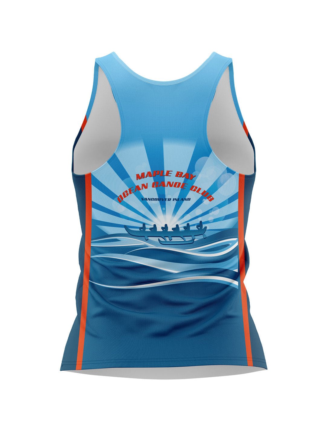 Maple Bay Ocean Canoe Club | Women's Athletic Tank Top - Oddball Workshop