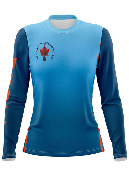 Maple Bay Ocean Canoe Club | Women's Team Jersey Long Sleeve - Oddball Workshop