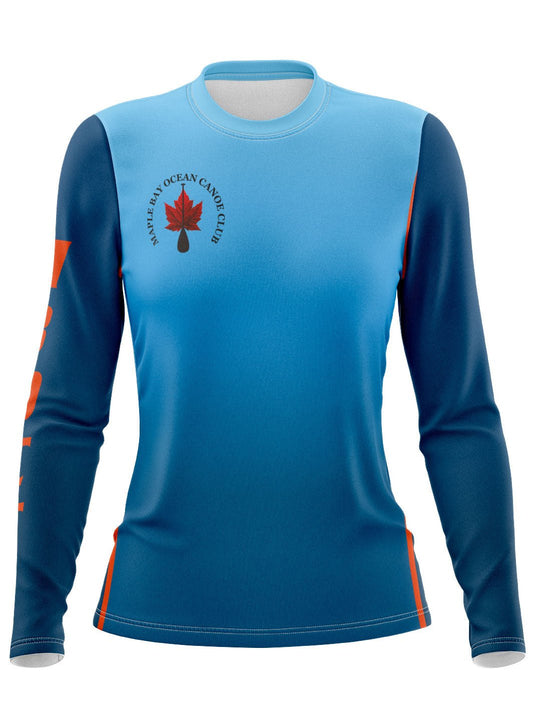 Maple Bay Ocean Canoe Club | Women's Team Jersey Long Sleeve - Oddball Workshop