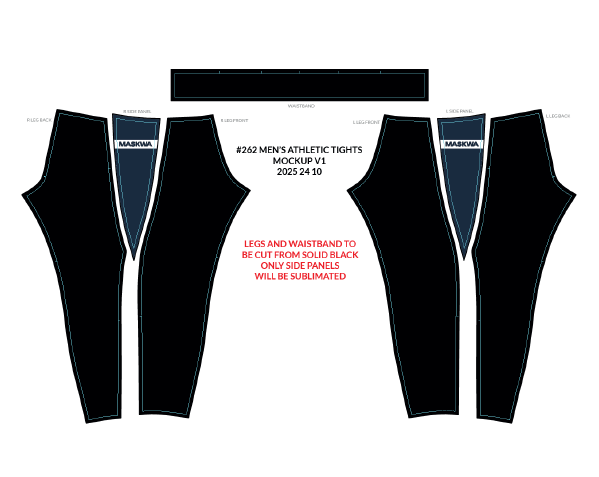 Maskwa Aquatic Club | Men's Athletic Tights - Oddball Workshop