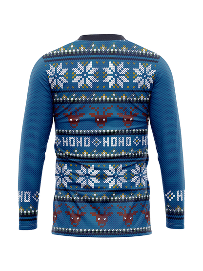 Maskwa Aquatic Club | Men's Team Jersey Long Sleeve - Christmas Sweater - Oddball Workshop