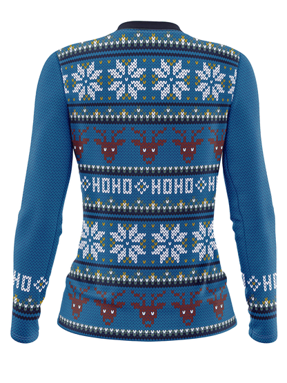Maskwa Aquatic Club | Women's Team Jersey Long Sleeve - Christmas Sweater - Oddball Workshop