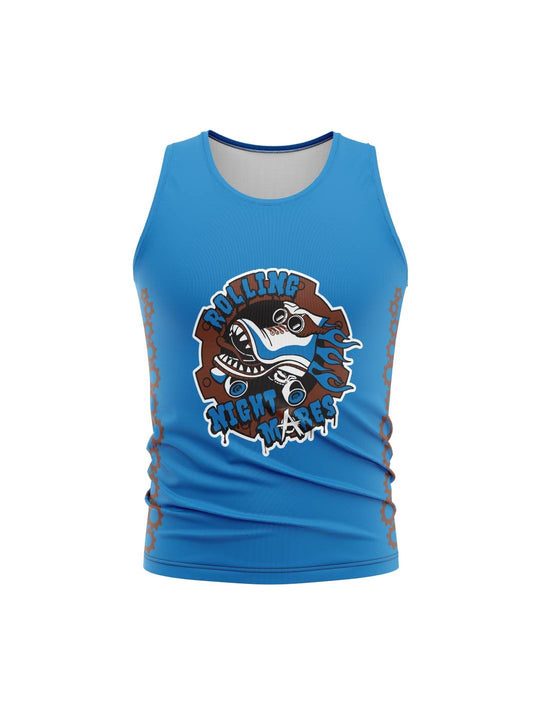 Metro Vancouver Junior Roller Derby | Rolling Nightmares - Men's Athletic Tank Top - Oddball Workshop