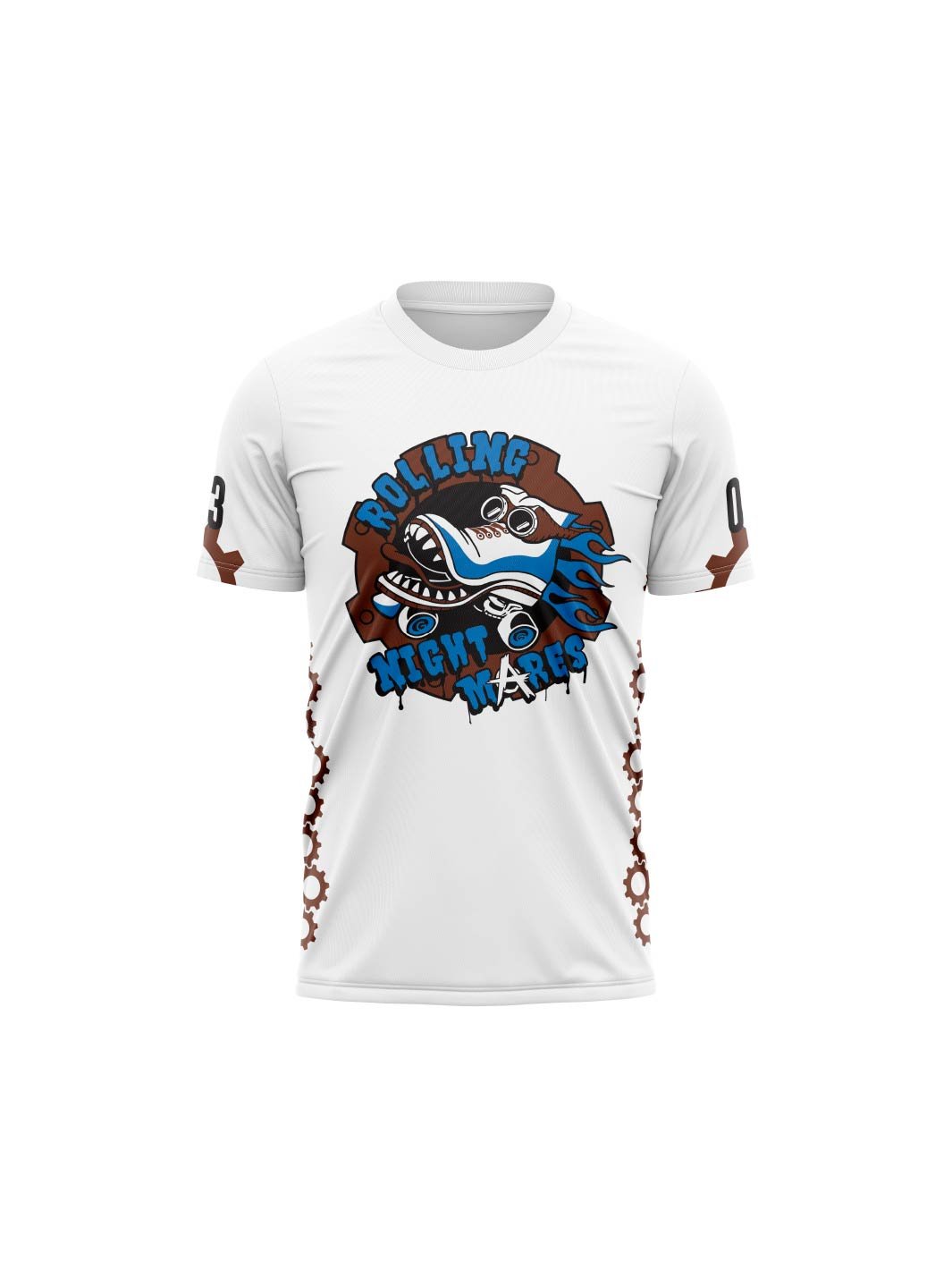 Metro Vancouver Junior Roller Derby | Rolling Nightmares - Men's Team Jersey Short Sleeve - Oddball Workshop