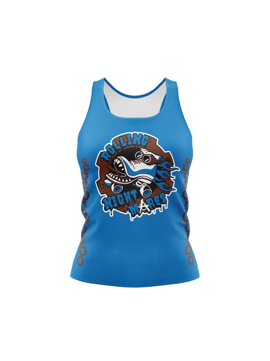 Metro Vancouver Junior Roller Derby | Rolling Nightmares - Women's Athletic Tank Top - Oddball Workshop