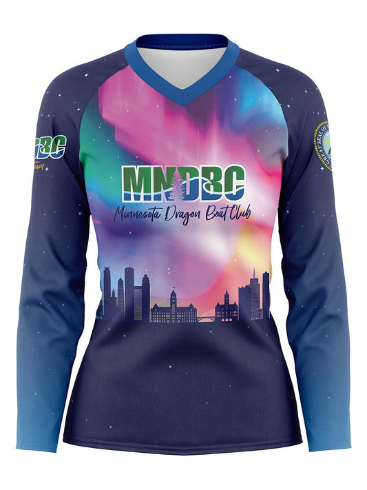 Minnesota Dragon Boat Club ACP | Women's Athletic Jersey Long Sleeve - Oddball Workshop