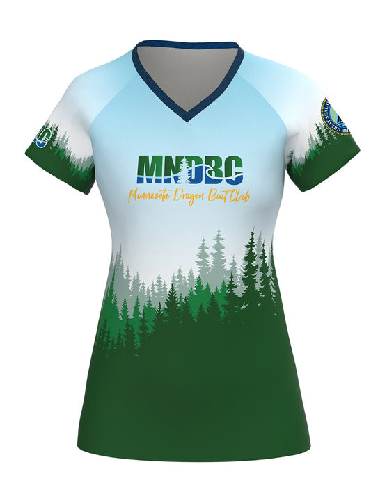 Minnesota Dragon Boat Club | Women's Athletic Jersey Short Sleeve - Oddball Workshop