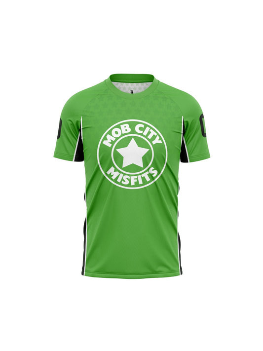 MOB City Junior Roller Derby | Men's Athletic Jersey Short Sleeve Reversible  - Oddball Workshop