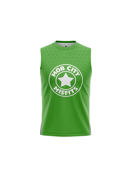 MOB City Junior Roller Derby | Men's Prime Sleeveless Top Reversible  - Oddball Workshop