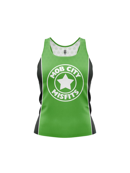MOB City Junior Roller Derby | Women's Athletic Tank Top Reversible - Oddball Workshop