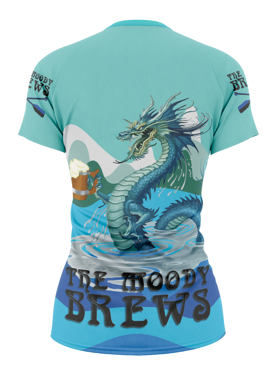 Moody Brews | Women's Athletic Jersey Short Sleeve - Oddball Workshop