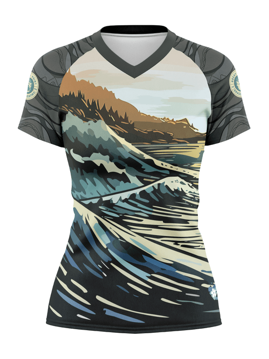 Moody Growlers | Women's Athletic Jersey Short Sleeve - Oddball Workshop