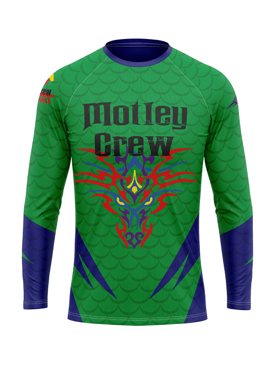 Motley Crew | Men's Athletic Jersey Long Sleeve - Oddball Workshop