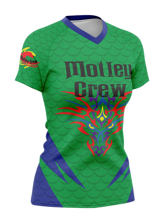 Motley Crew | Women's Athletic Jersey Short Sleeve - Oddball Workshop