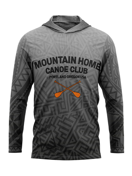 Mountain Home Canoe Club | Unisex Hooded Long Sleeve Tee - Oddball Workshop