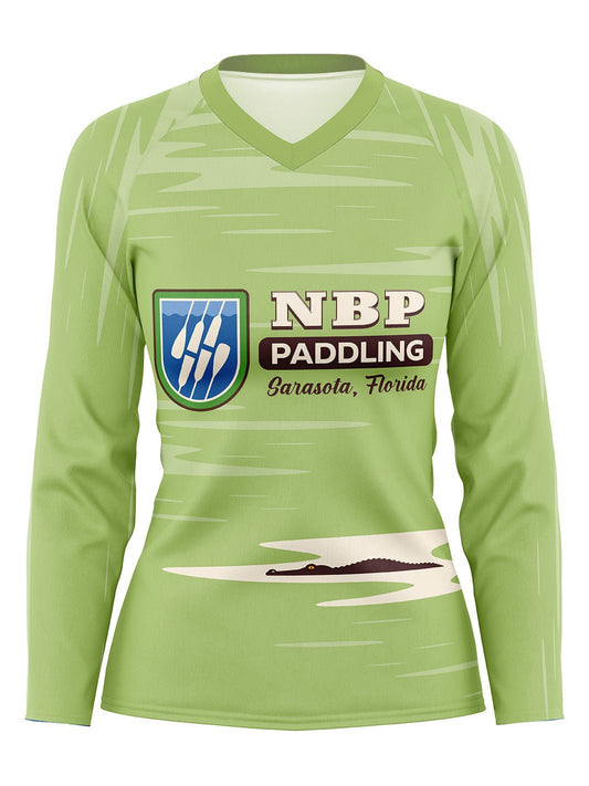 NBP Paddling | H2O Women's Athletic Jersey Long Sleeve - Oddball Workshop