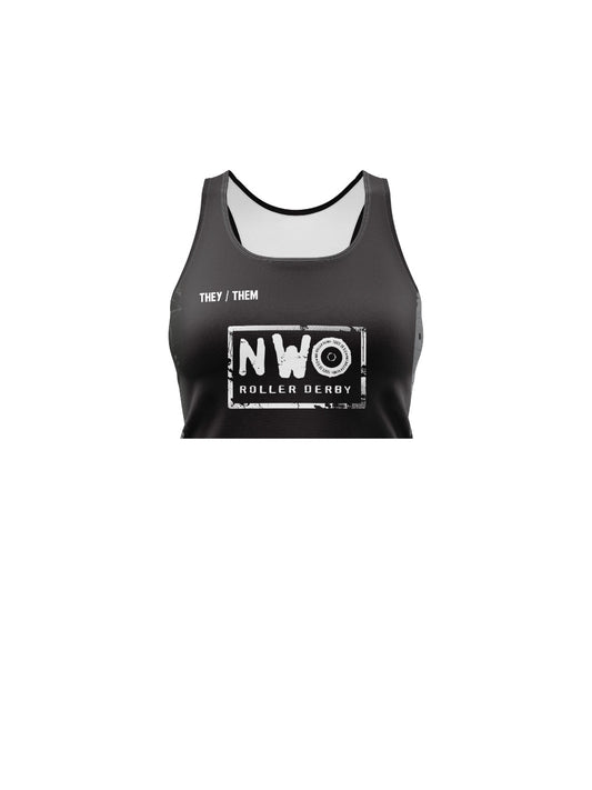NWO Roller Derby | Women's Athletic Tank Top Crop - Oddball Workshop