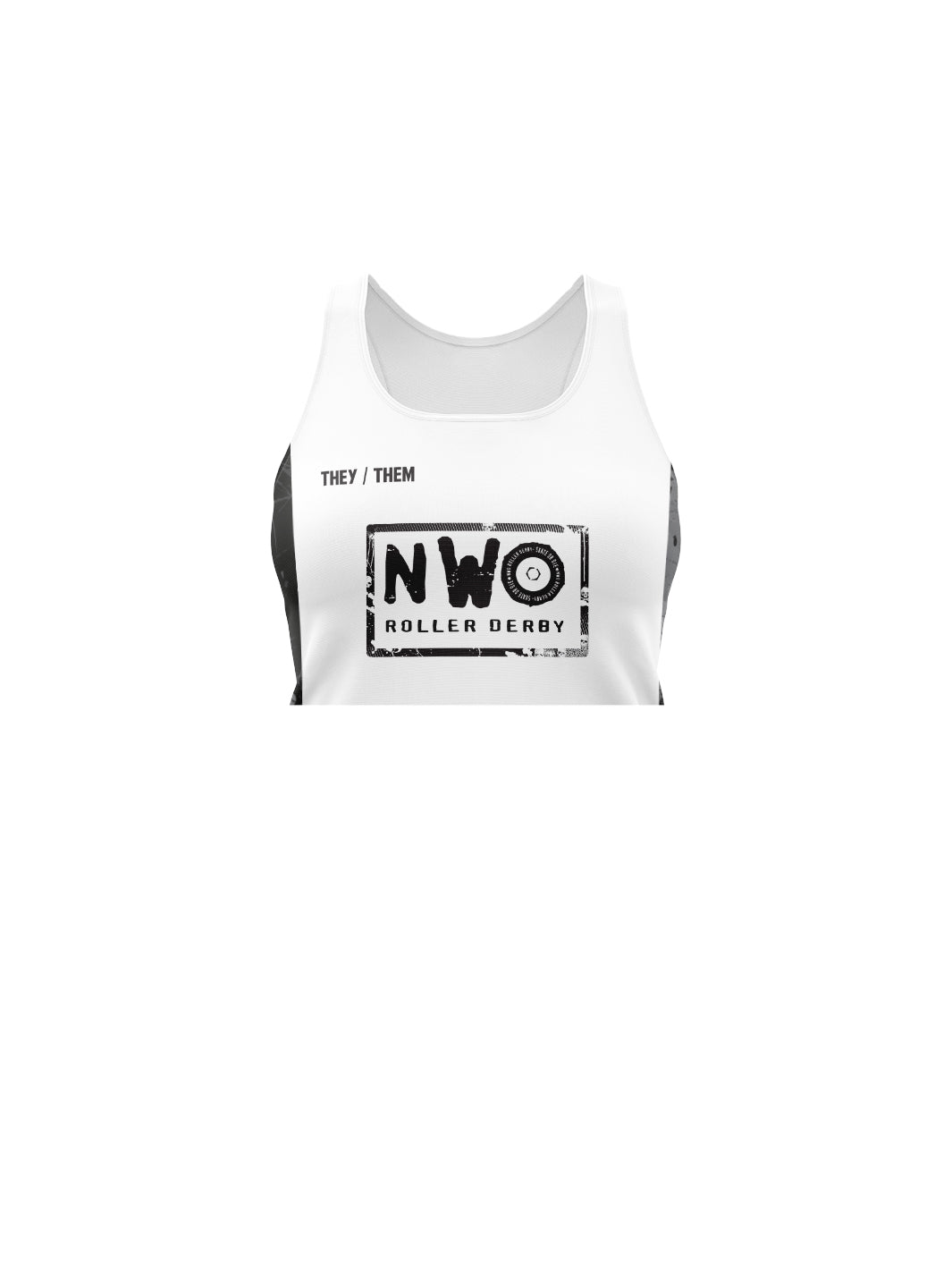 NWO Roller Derby | Women's Athletic Tank Top Crop - Oddball Workshop