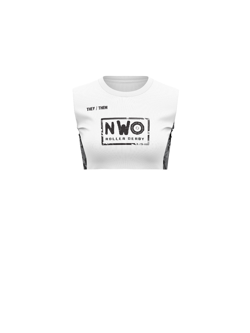 NWO Roller Derby | Women's Prime Sleeveless Top Crewneck Crop - Oddball Workshop