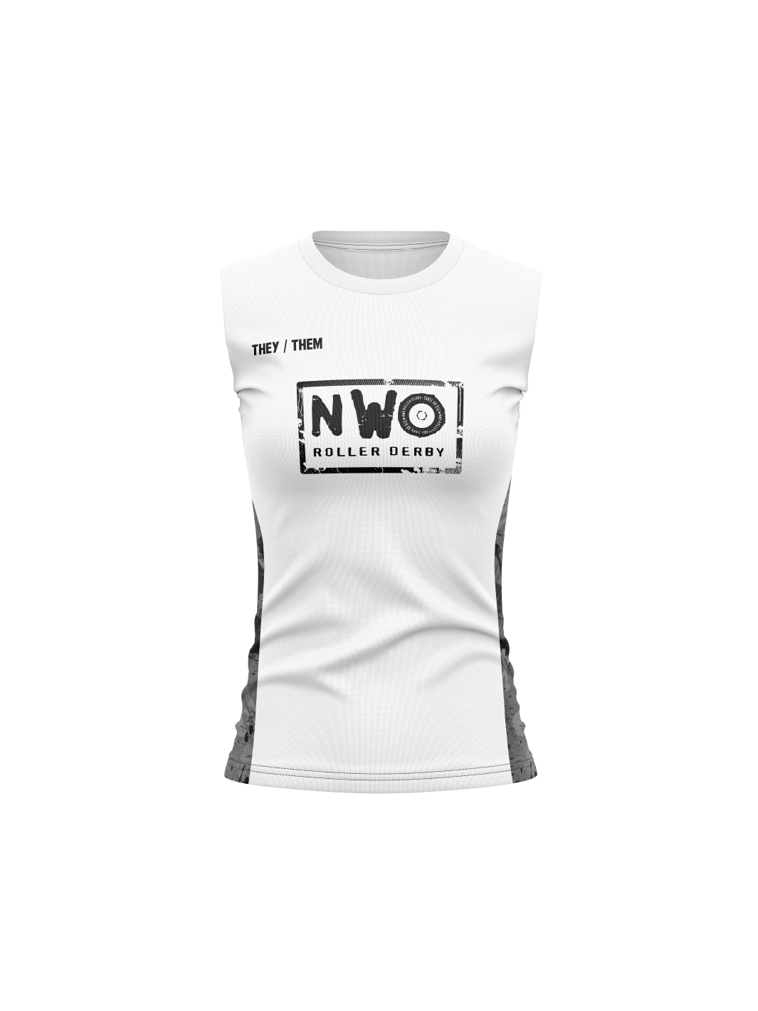 NWO Roller Derby | Women's Prime Sleeveless Top Crewneck - Oddball Workshop