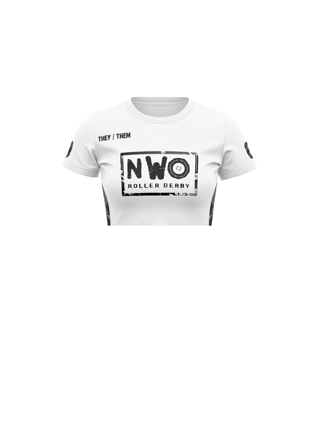 NWO Roller Derby | Women's Team Jersey Short Sleeve Crop - Oddball Workshop