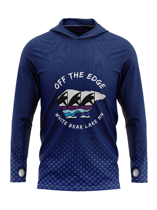 Off The Edge Dragon Boat | Unisex Hooded Ls W/Thumbholes - Oddball Workshop