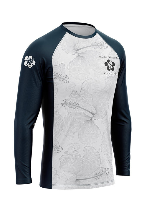 Ohana Paddling Supporters | Men's Athletic Jersey Long Sleeve - Oddball Workshop