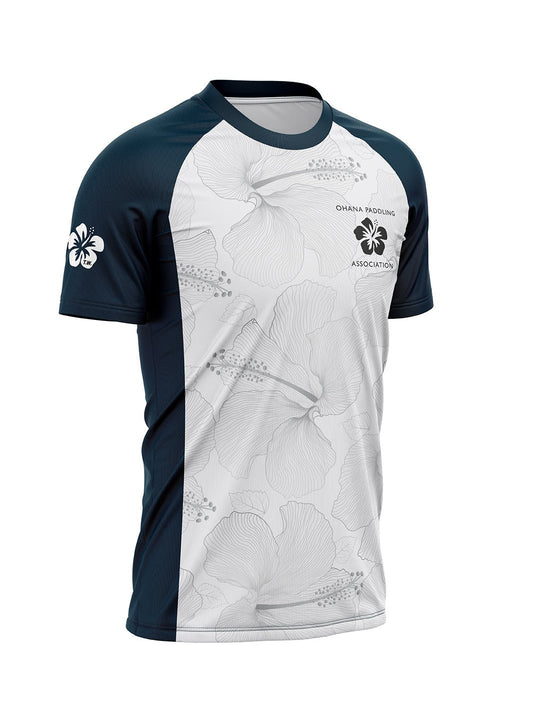 Ohana Paddling Supporters | Men's Athletic Jersey Short Sleeve - Oddball Workshop