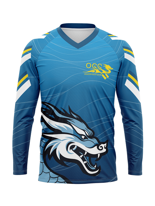 Oil City Crew | Men's Team Jersey Long Sleeve V - Neck - Oddball Workshop
