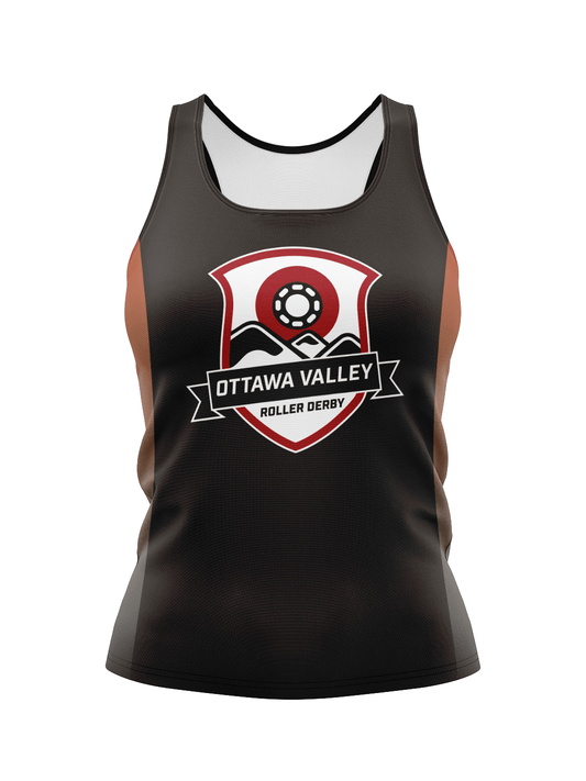 Ottawa Valley Roller Derby | Women's Athletic Tank Top - Oddball Workshop